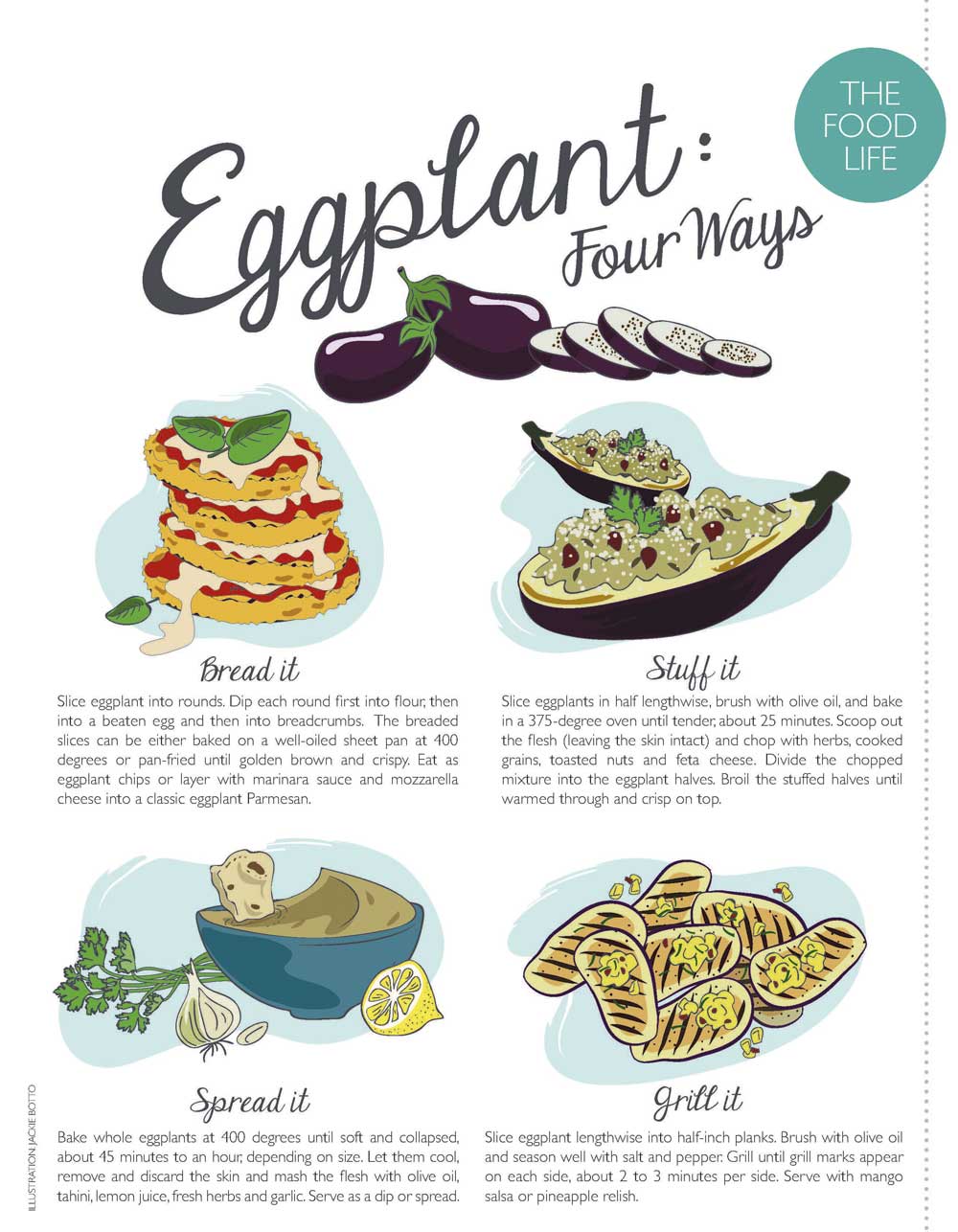 eggplant 4 ways