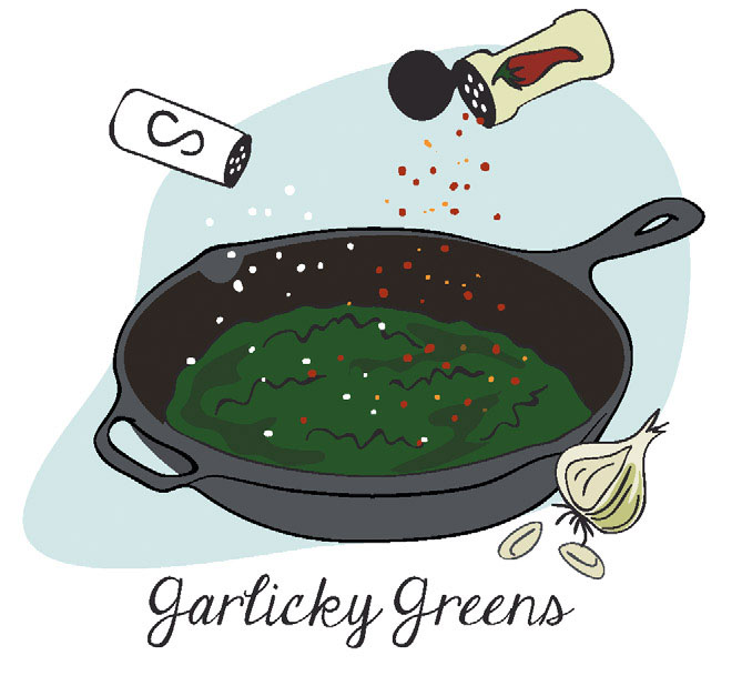Kale: Garlicky Greens