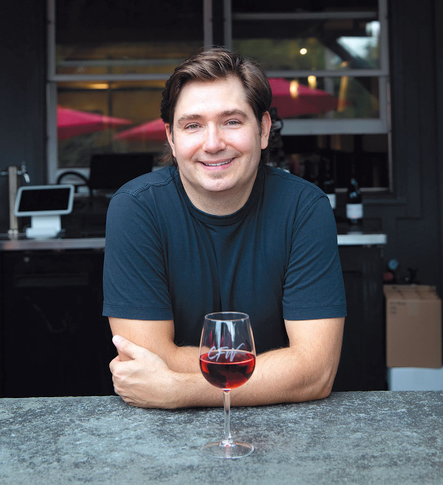 Corey Krejcik, vice president and general manager of Chaddsford Winery