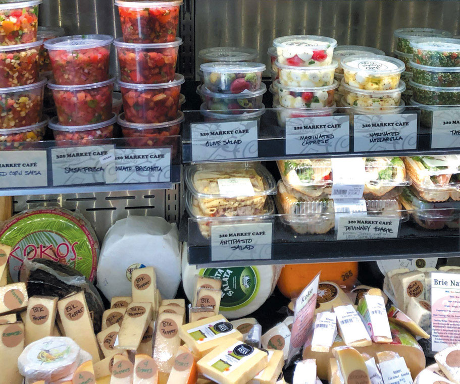 Cheese and more Italian treats at 320 Market Cafe