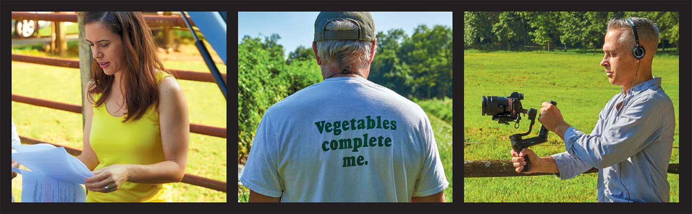 This summer, How Does It Grow fi lmed at SIW Vegetable farm in Chaddsford, PA