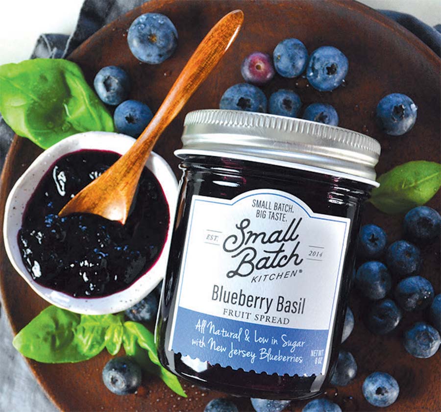 Small Batch Kitchen - Blueberry Basil Fruit Spread