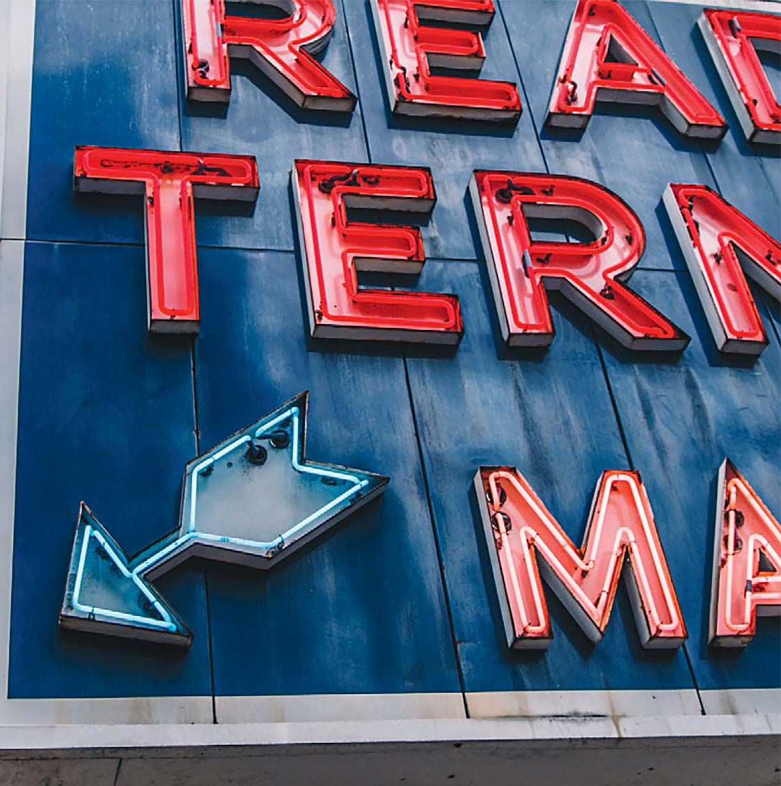 Reading Terminal Sign