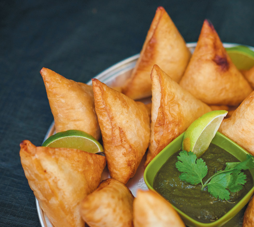 Samosas from Rafiki Foods