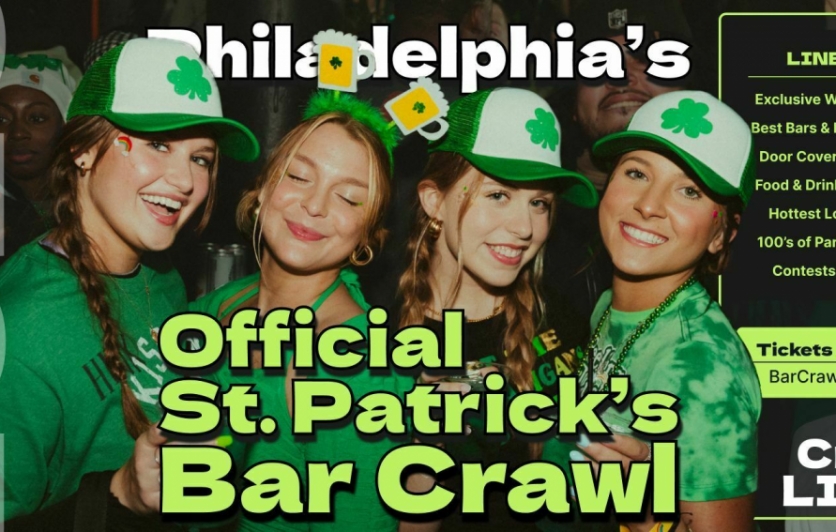 2025 Official Philadelphia St Patricks Day Bar Crawl 2 Dates Bar Crawl LIVE