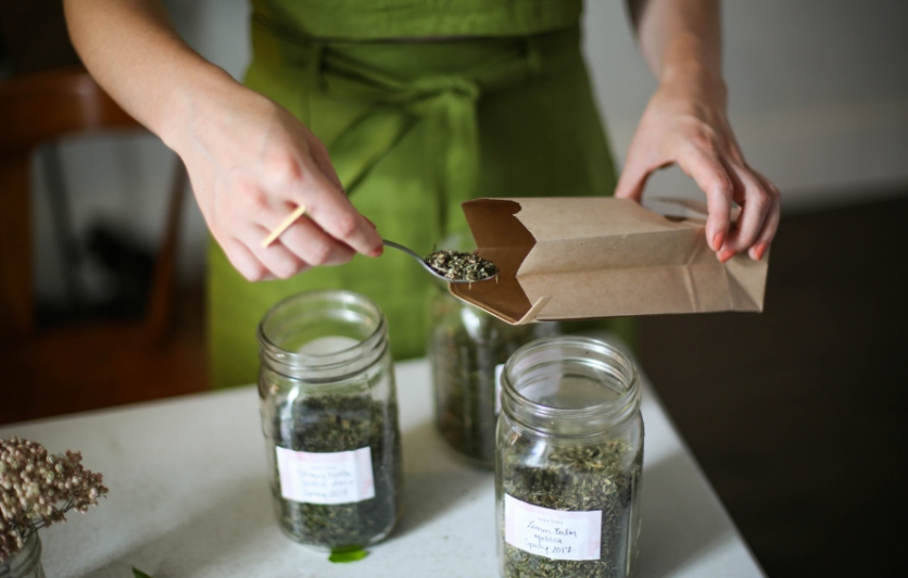 Learn the basics of herbal tea and bring home your very own personal blend. 