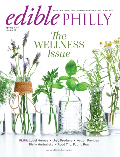 cover of Edible Philly Spring 2019 issue
