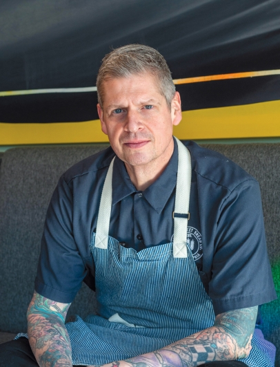 Owner and chef of Primary Plant Based, Mark McKinney