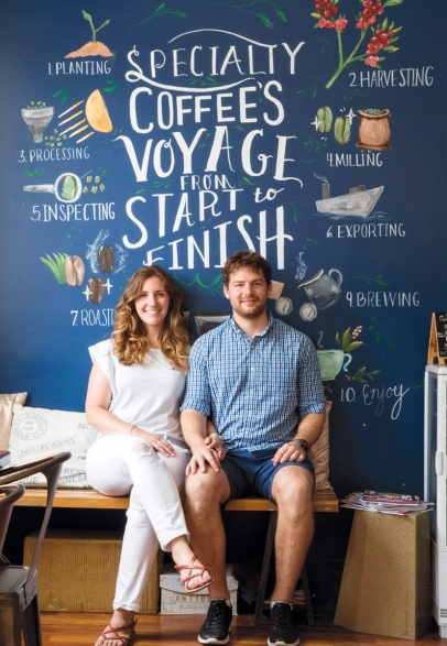 Function Coffee Labs co-owners Ross Nickerson and Megan McCusker