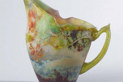 A jug by Verreries Daum