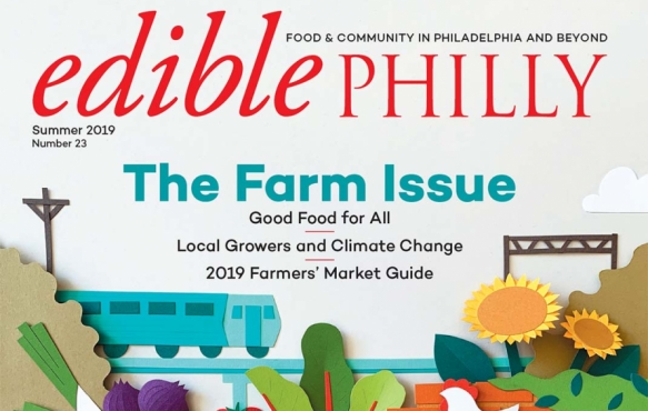 Edible Philly magazine Summer 2019 cover