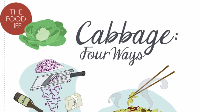 cabbage four ways