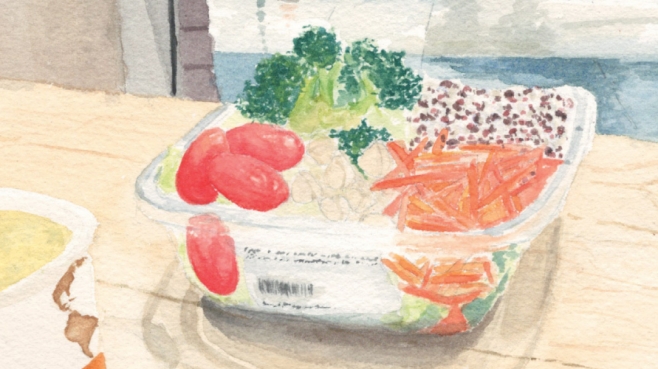 illustration of lunch box