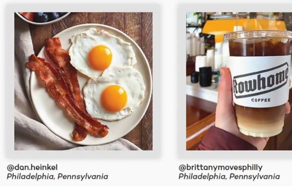 Philly food photos on instagram
