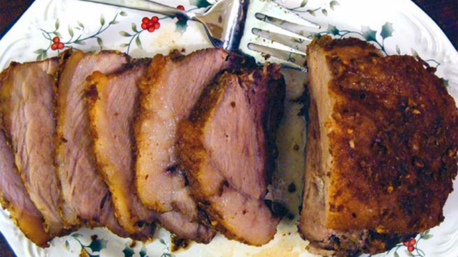 slow-cooked pork roast