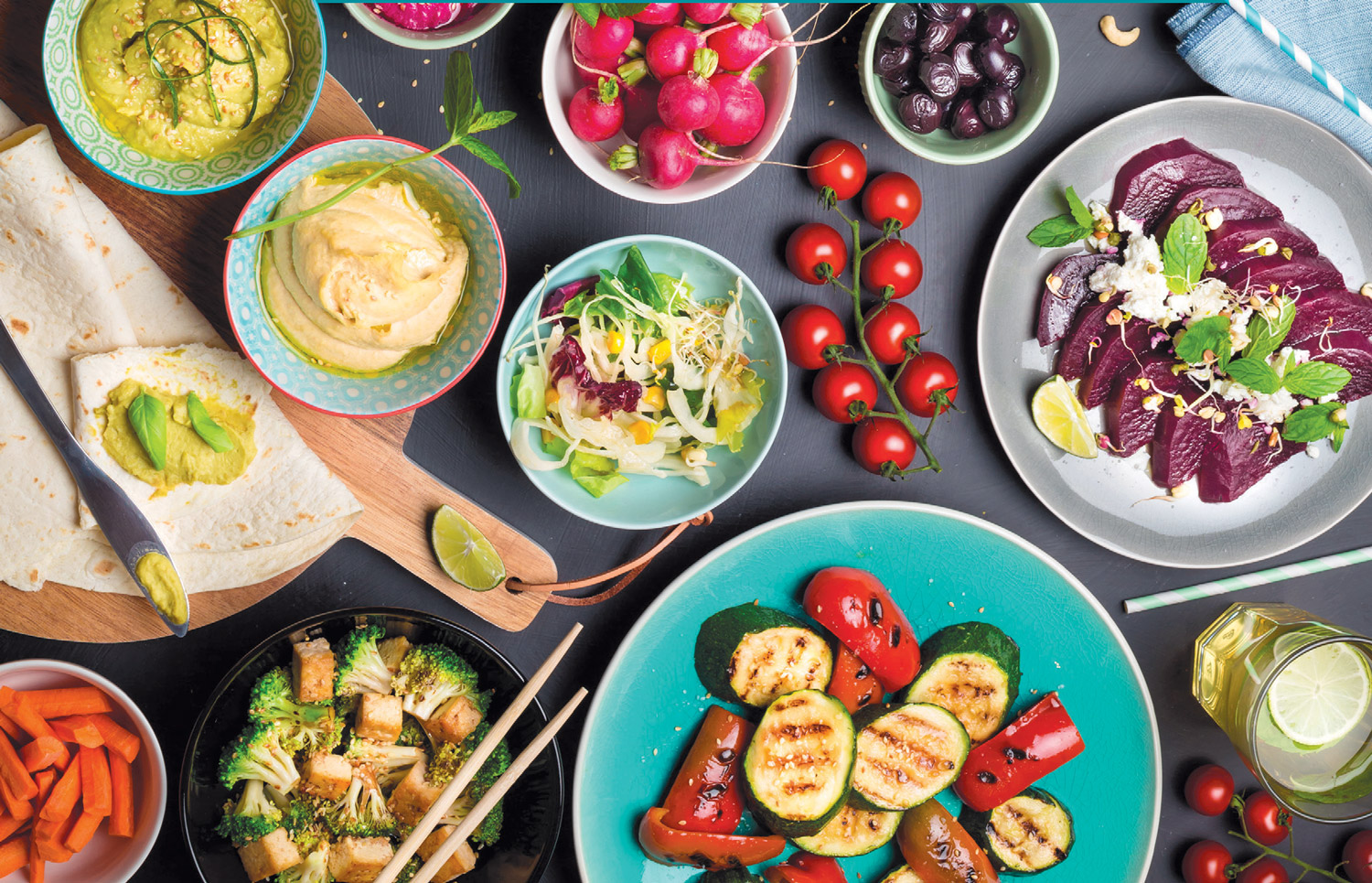 vegan and vegetarian dishes from around the Philadelphia area